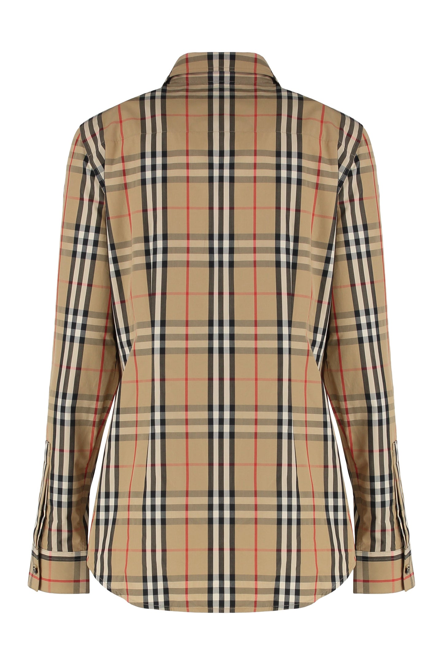 BURBERRY Vintage Check Print Cotton Shirt for Women