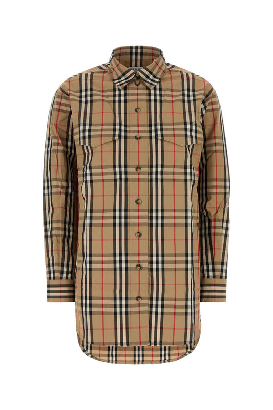 BURBERRY Embroidered Cotton Shirt for Women