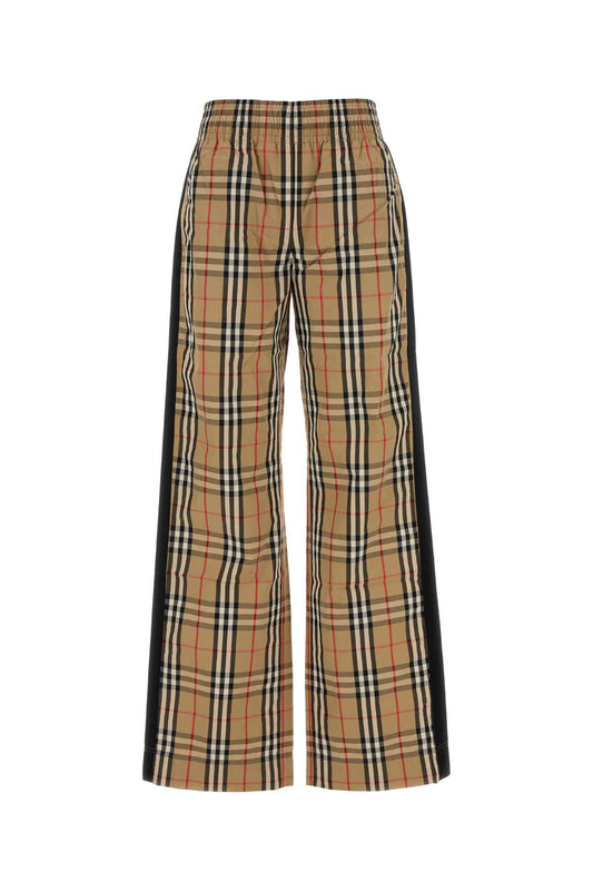 BURBERRY Embroidered Poplin Pant for Women