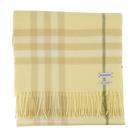 BURBERRY Giant Check Cashmere Scarf