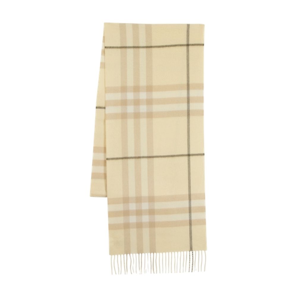 BURBERRY Giant Check Cashmere Scarf
