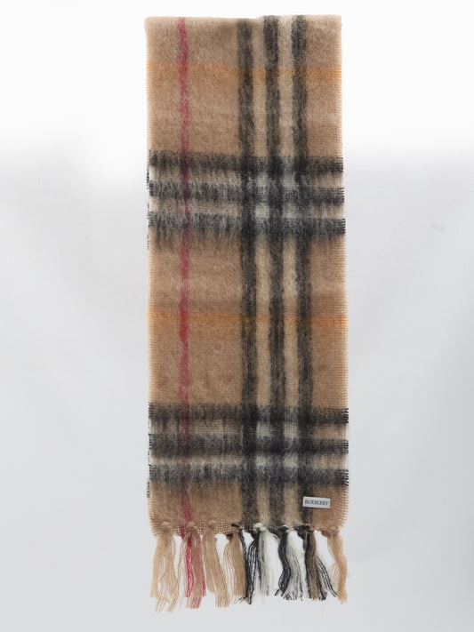 BURBERRY Check Printed Scarf 168 X 30 CM