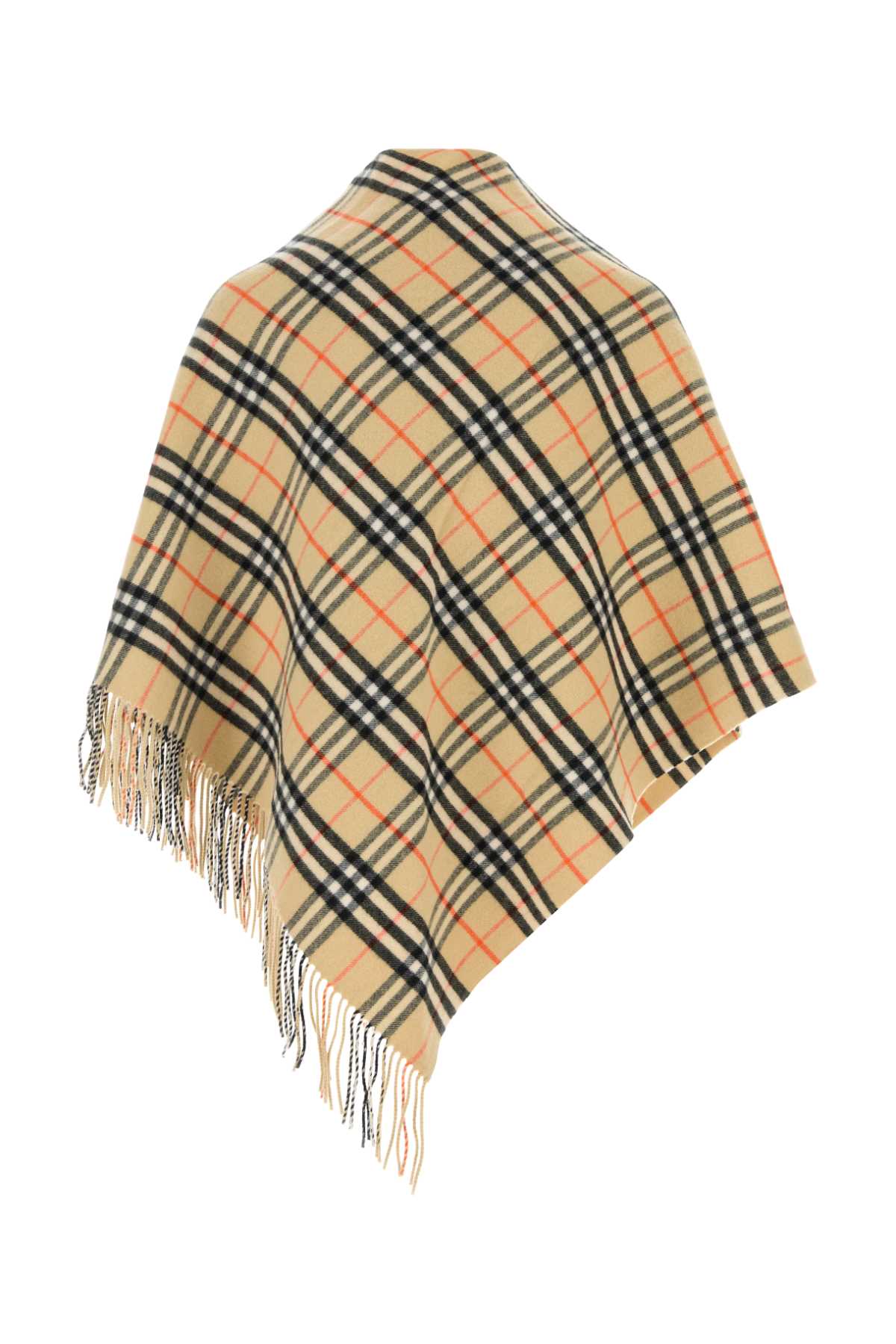 BURBERRY Embroidered Wool Blend Cape - Unisex