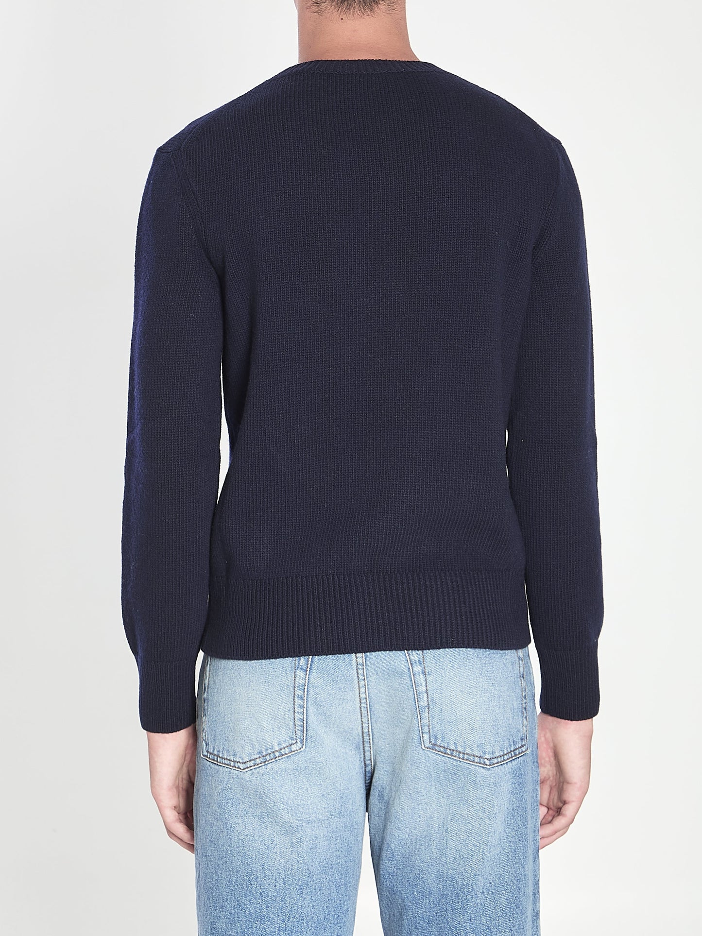 BURBERRY Men's Wool and Cashmere Pullover - Size S