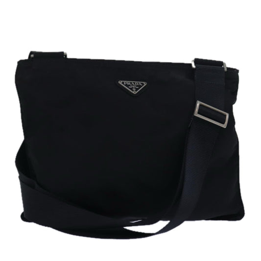 PRADA Shoulder Bag Nylon Black  81146
