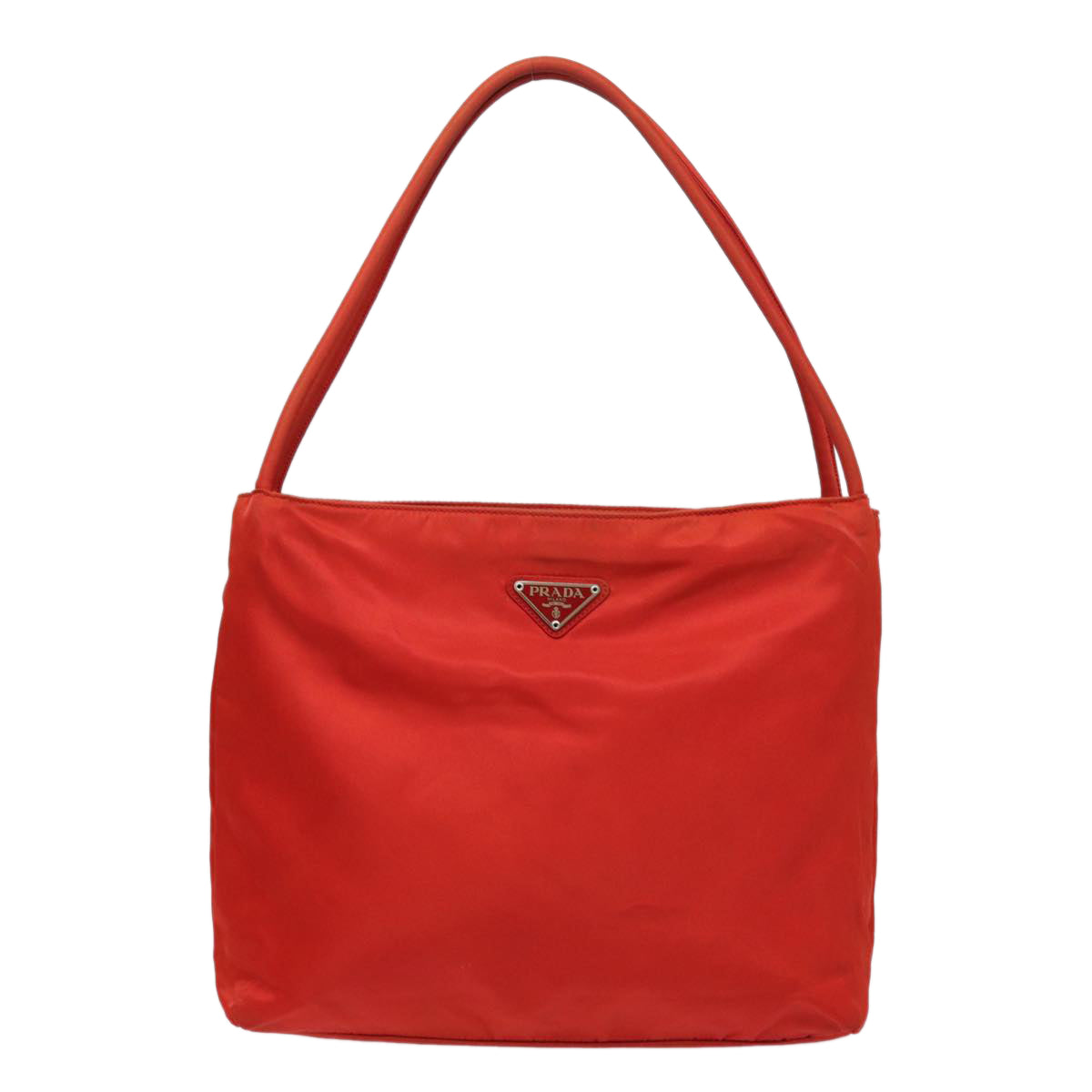 PRADA Tote Bag Nylon Red  81176