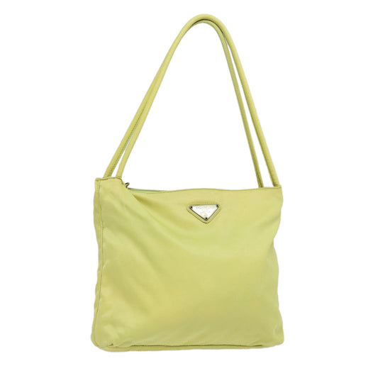 PRADA Tote Bag Nylon Yellow  81178