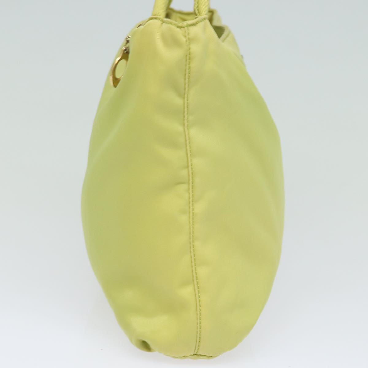 PRADA Tote Bag Nylon Yellow  81178