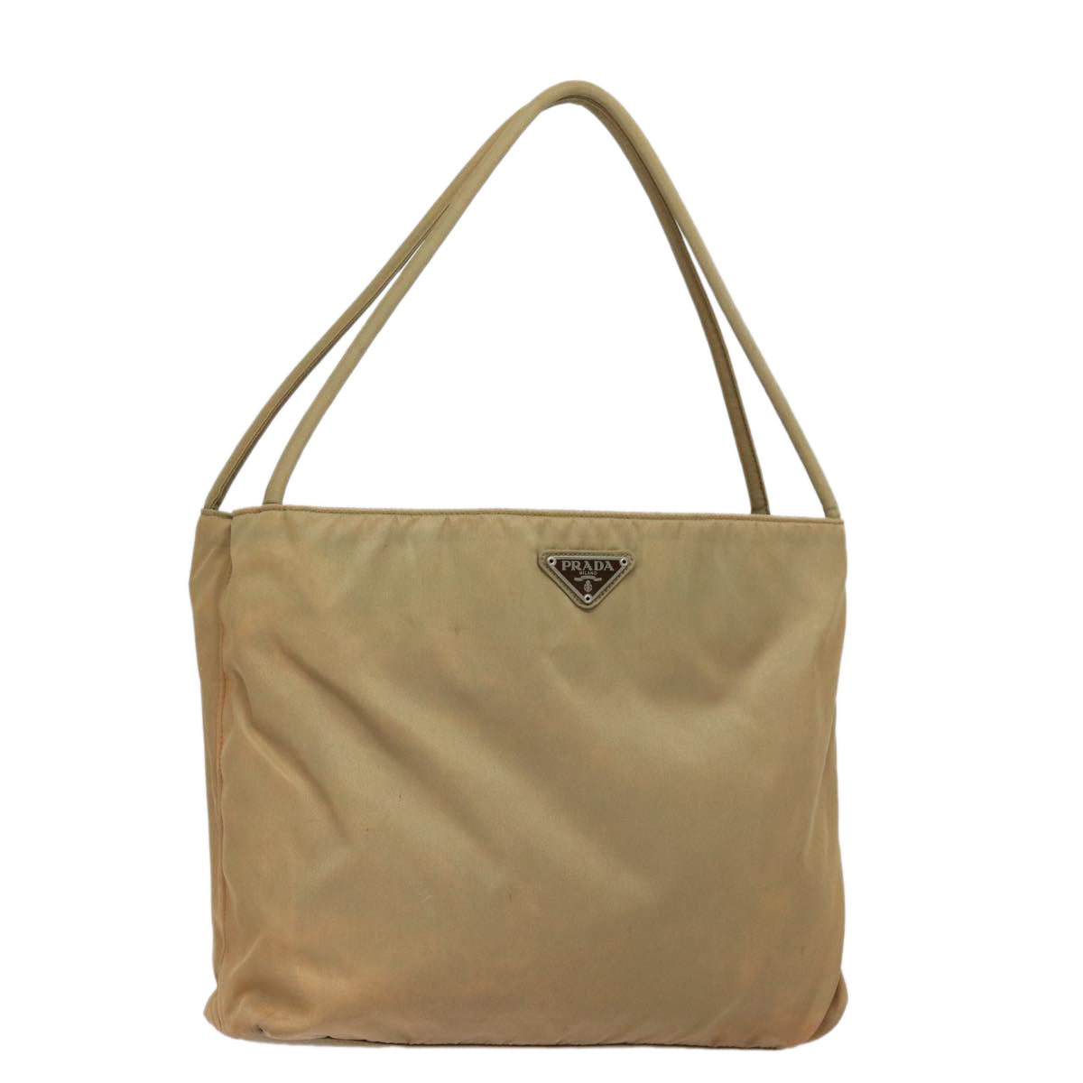 PRADA Shoulder Bag Nylon Beige  81183