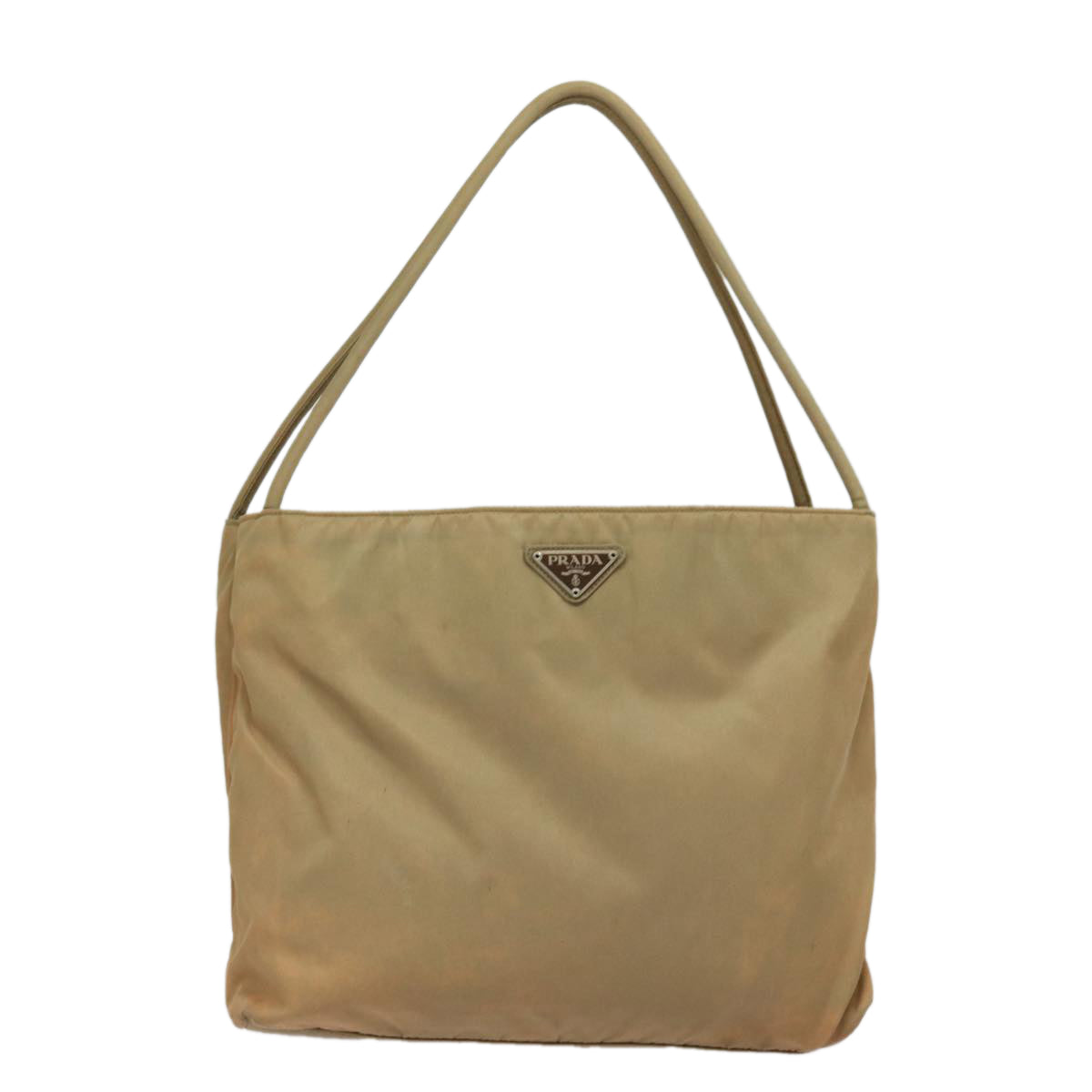 PRADA Shoulder Bag Nylon Beige  81183
