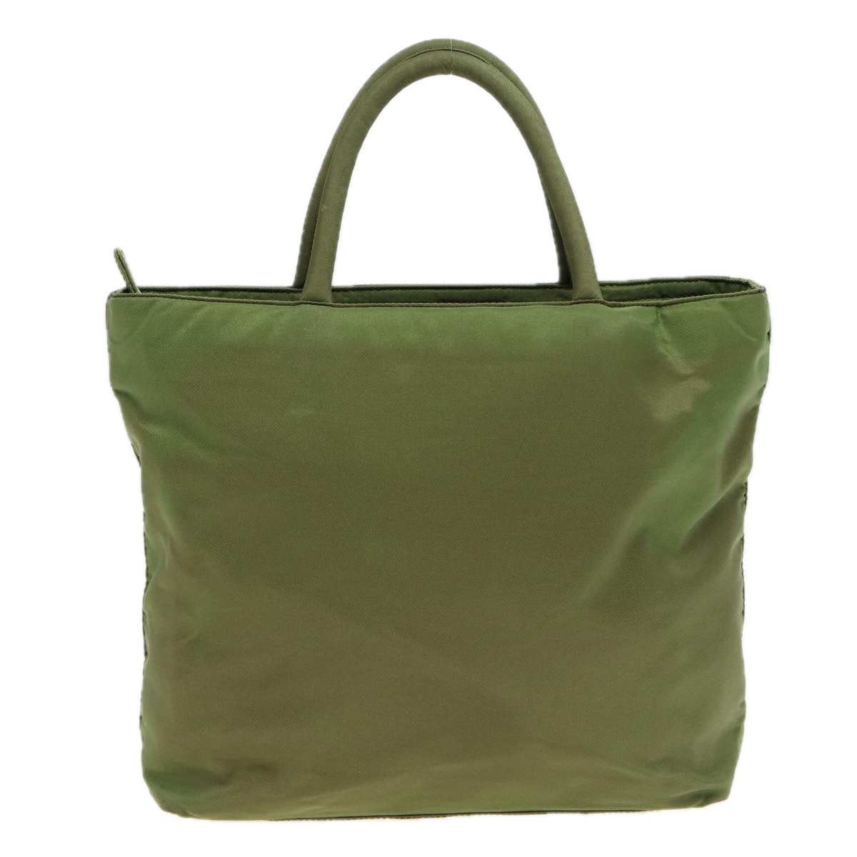 PRADA Hand Bag Nylon Khaki  81184