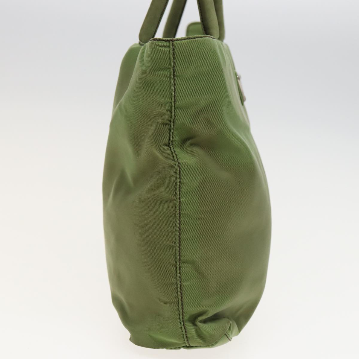 PRADA Hand Bag Nylon Khaki  81184