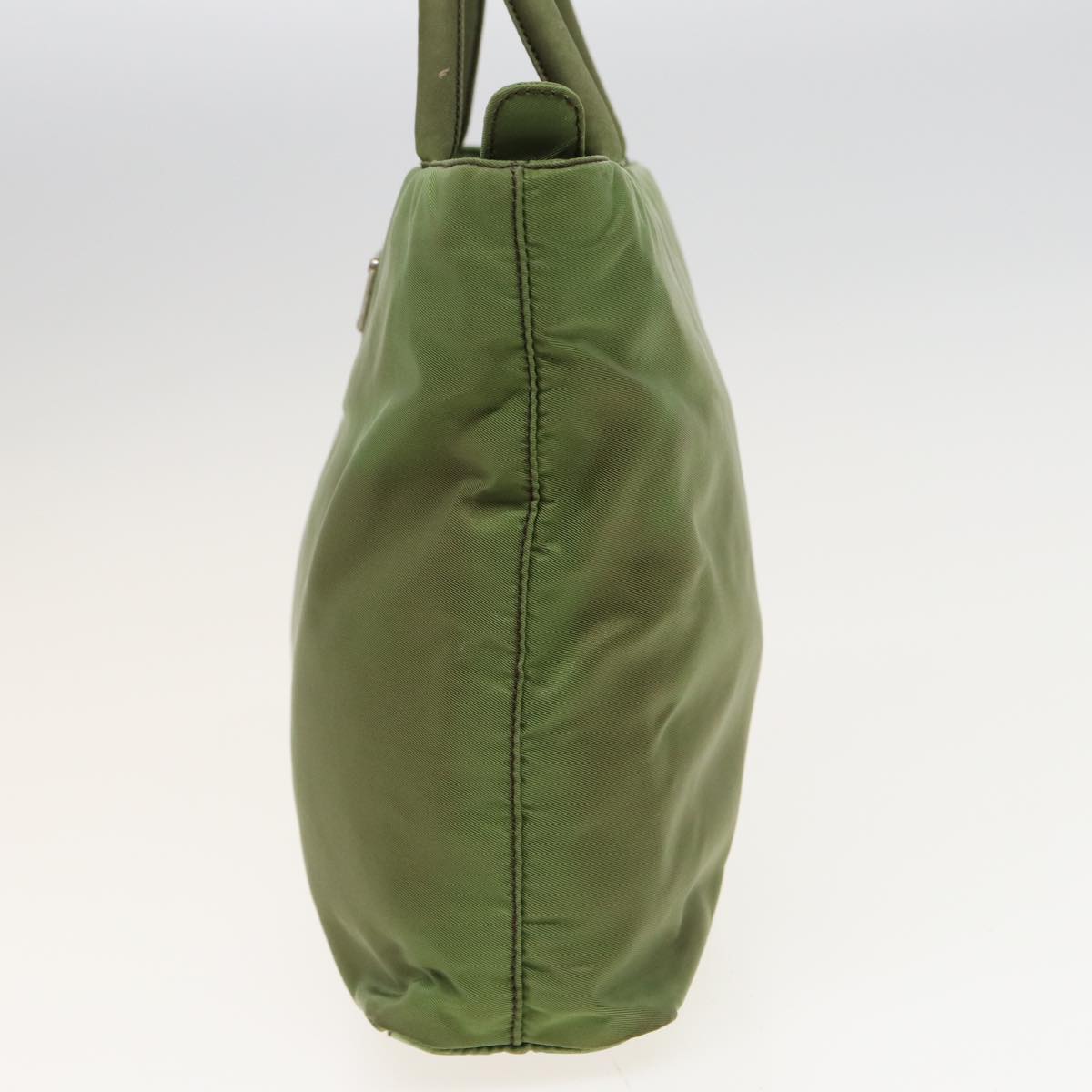 PRADA Hand Bag Nylon Khaki  81184