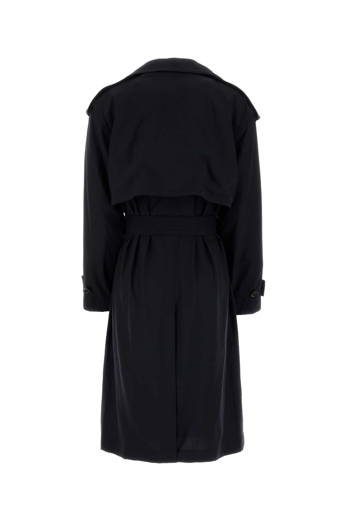BOTTEGA VENETA Wool Belted Trench Jacket for Women