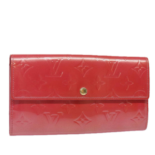 LOUIS VUITTON Vernis Portefeiulle Sarah Wallet Fran Boise M9140F LV 81228