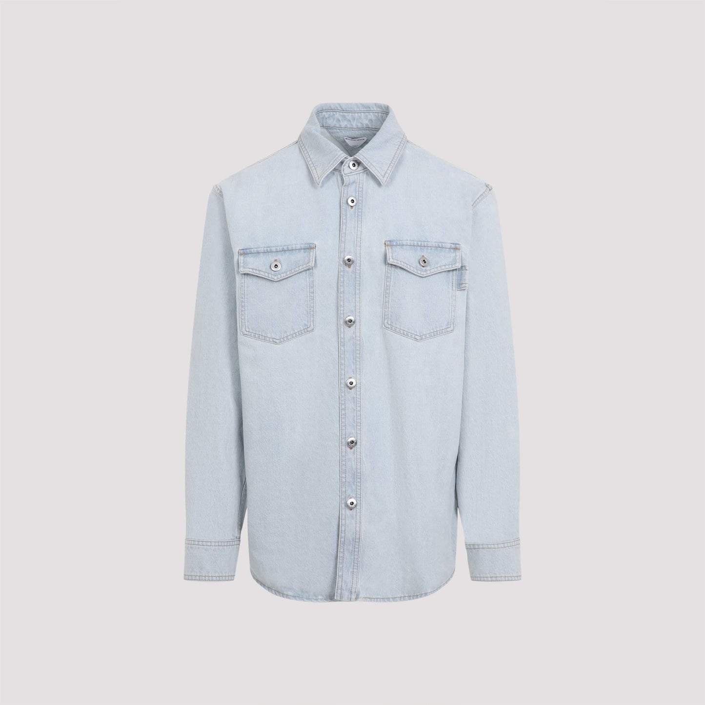 BOTTEGA VENETA Classic Denim Shirt for Men - Spring/Summer 2025