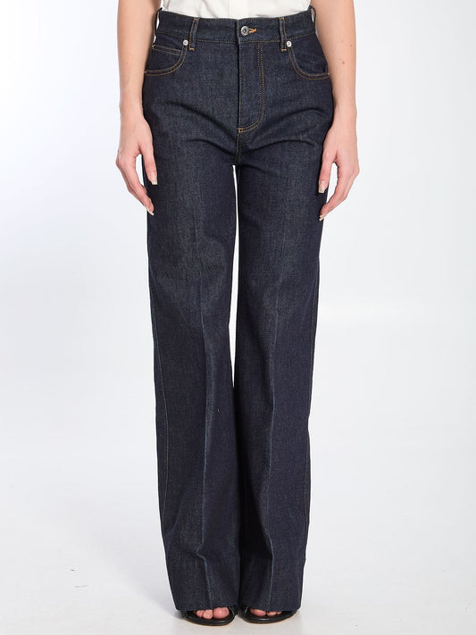 BOTTEGA VENETA Mid-Rise Wide Leg Jeans - Size 38
