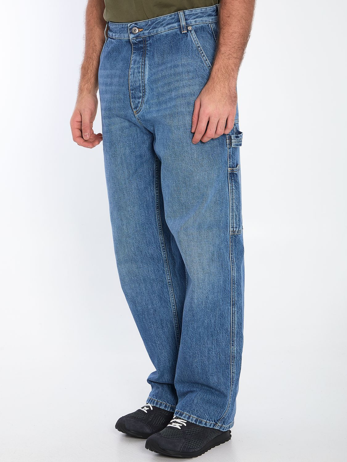 BOTTEGA VENETA Multi-Pocket Cotton Jeans for Men