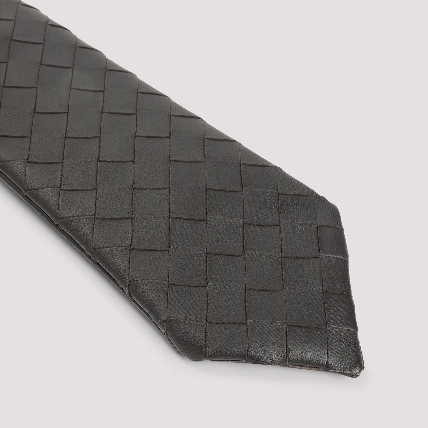 BOTTEGA VENETA Intrecciato Leather Tie