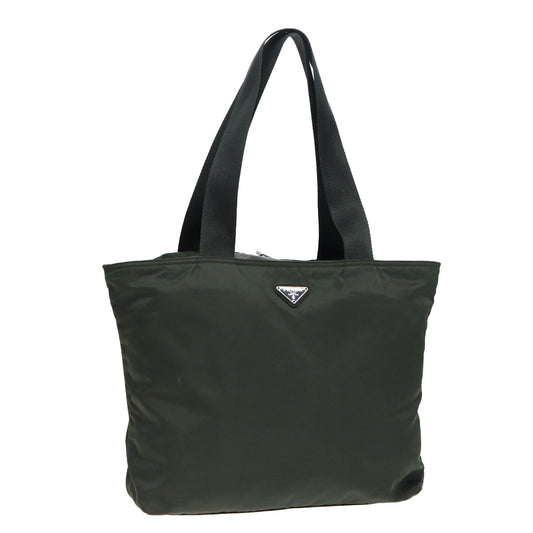PRADA Tote Bag Nylon Khaki  81376
