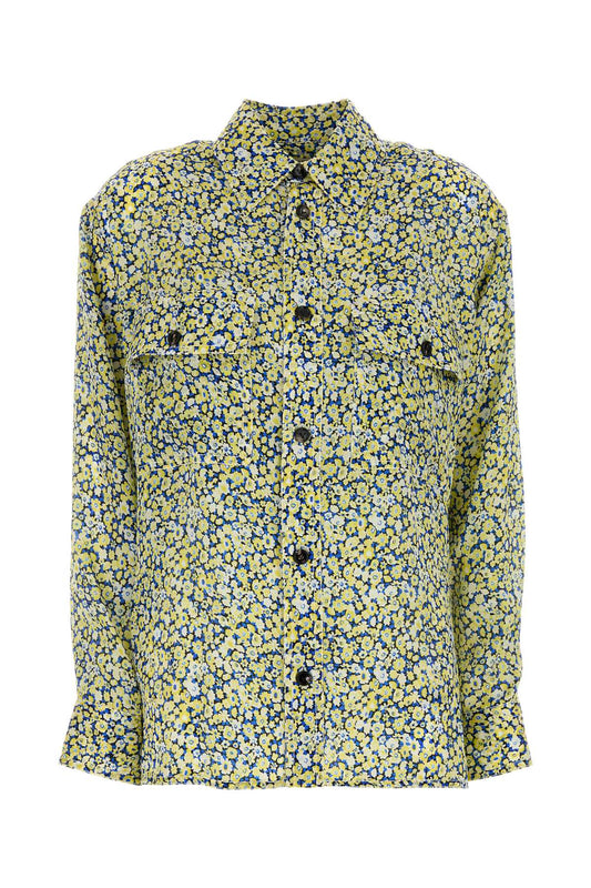BOTTEGA VENETA Women's Mini Daisy Silk Charmeuse Shirt