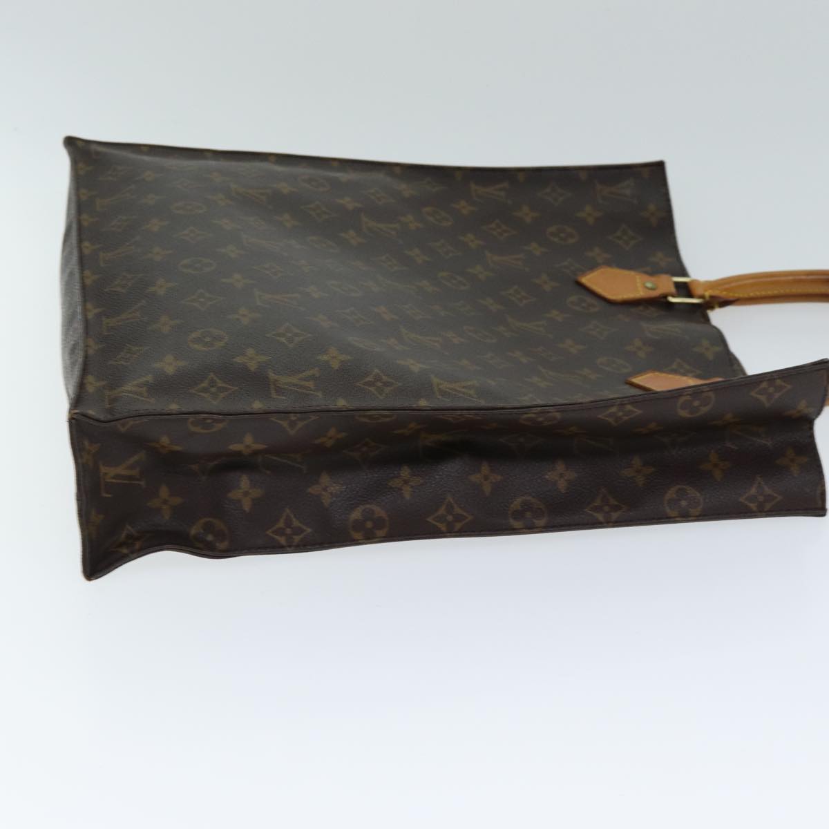 LOUIS VUITTON Monogram Sac Plat Hand Bag M51140 LV 81546