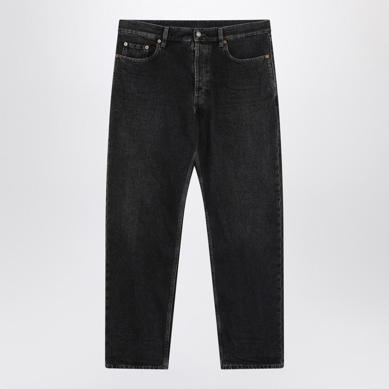 Saint Laurent Mick Jeans In Black Denim Men