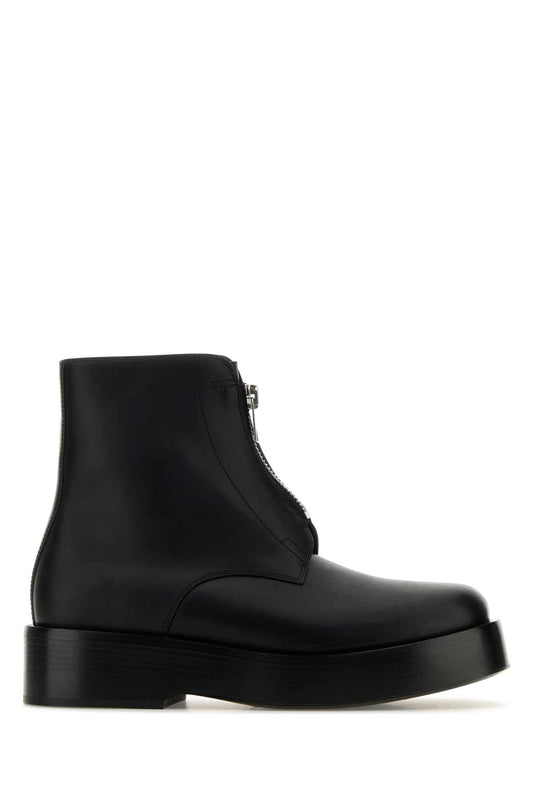 BOTTEGA VENETA Men's Torino Ankle Boots - Zip Leather Style