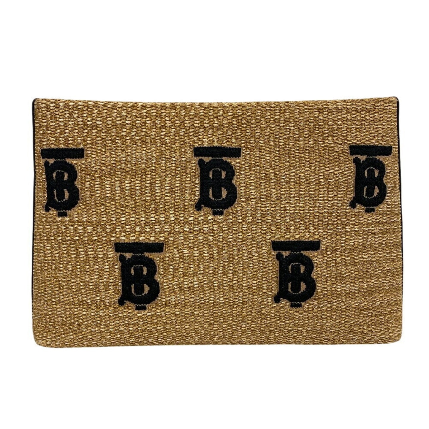 Burberry   Leather Straw Clutch Bag ()