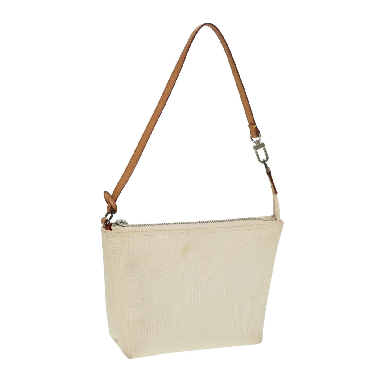 LOUIS VUITTON Damier Geant Vuitton cup Volunteer Pouch White M80634 81698