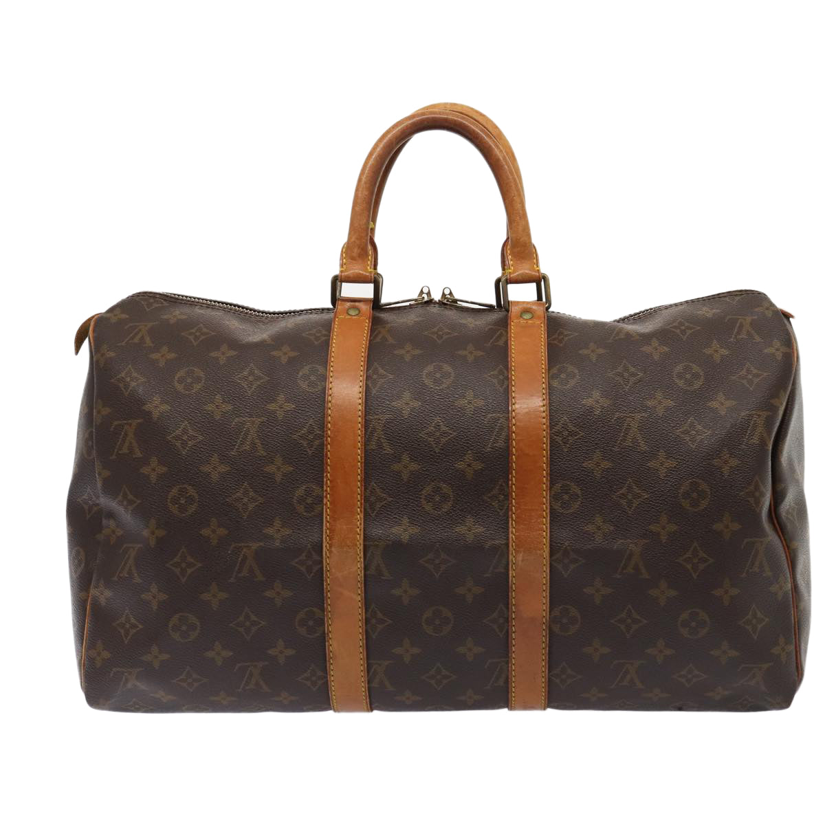LOUIS VUITTON Monogram Keepall 45 Boston Bag M41428 LV 81744