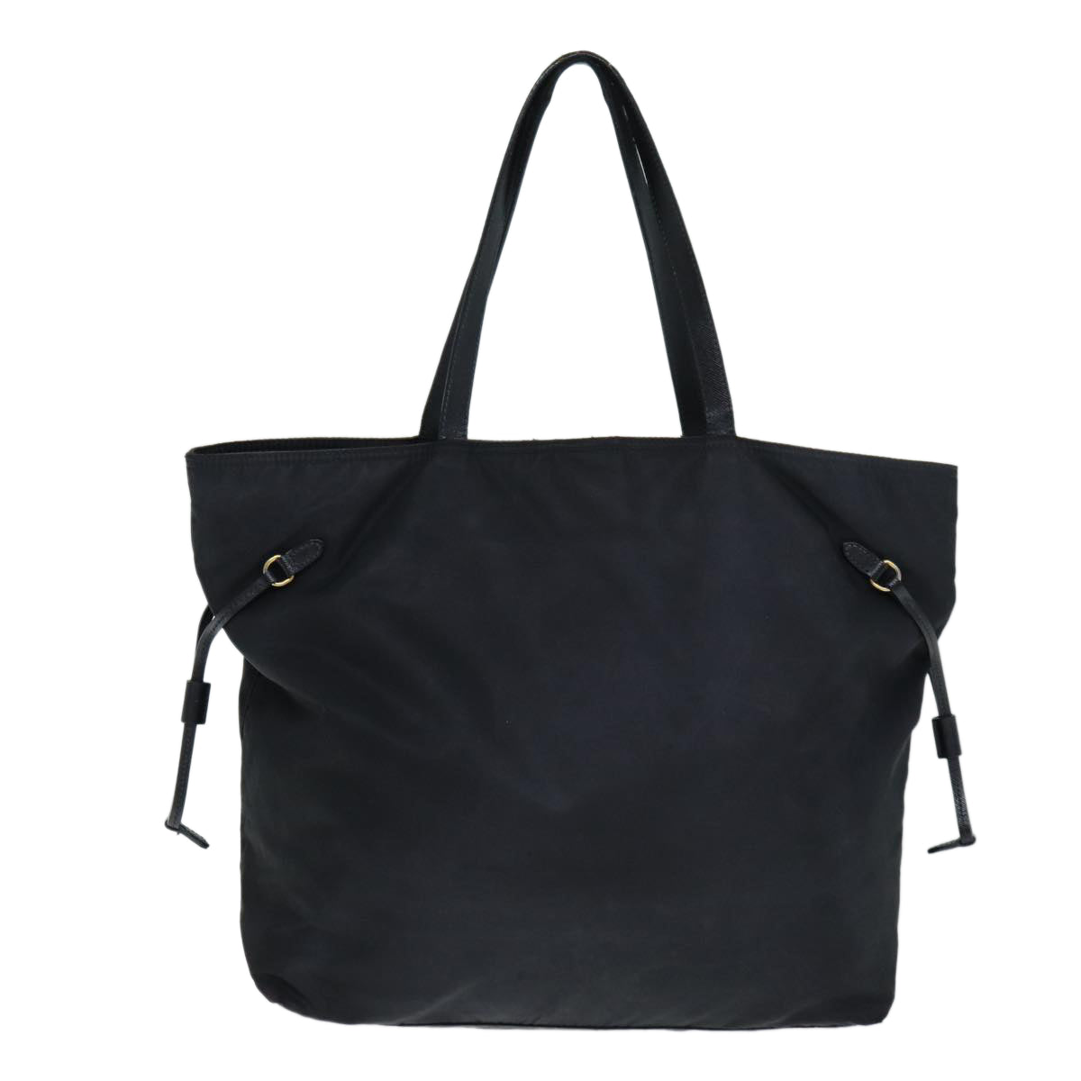 PRADA Tote Bag Nylon Black  81748