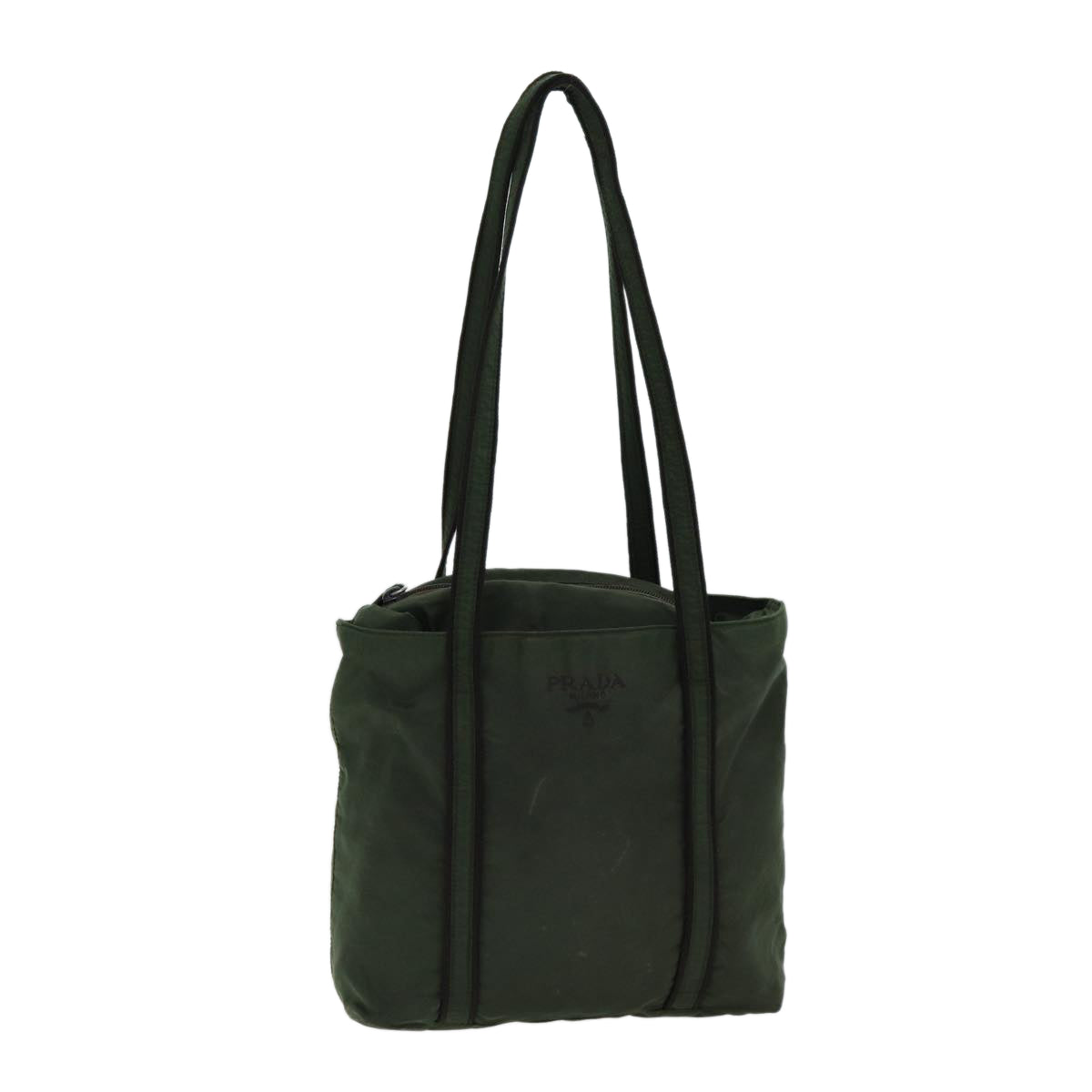 PRADA Shoulder Bag Nylon Khaki  81752