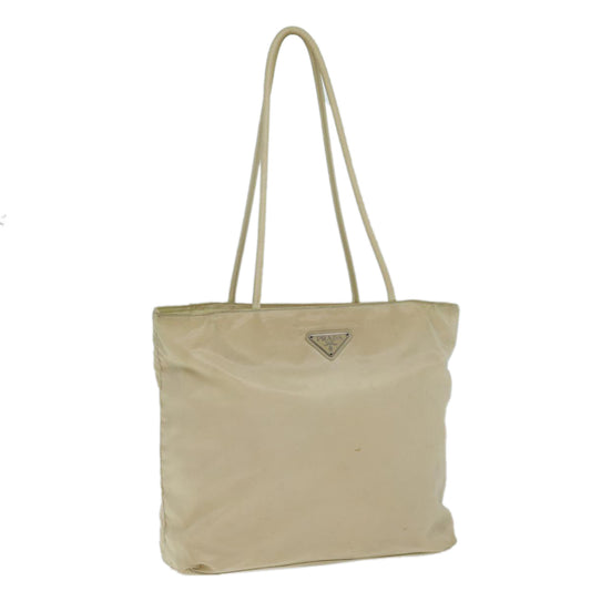 PRADA Shoulder Bag Nylon White  81753
