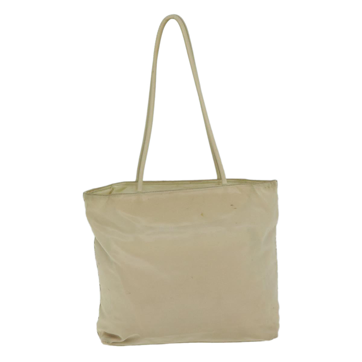 PRADA Shoulder Bag Nylon White  81753