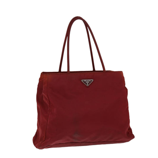 PRADA Tote Bag Nylon Red  81754