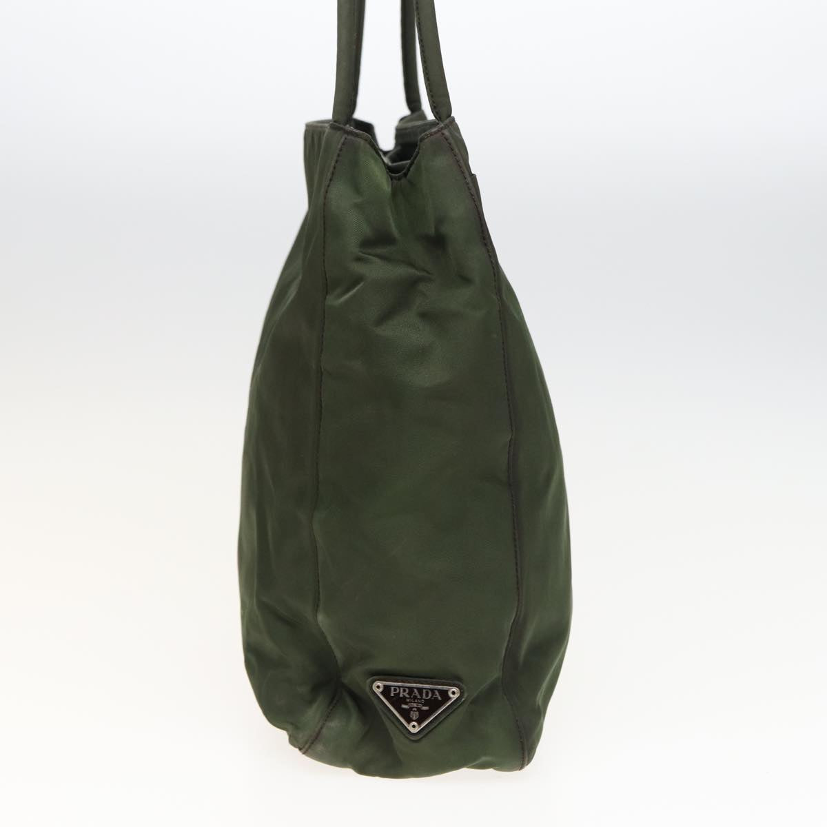 PRADA Shoulder Bag Nylon Khaki  81794