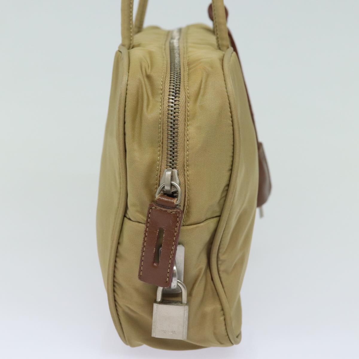 PRADA Shoulder Bag Nylon Beige  81801