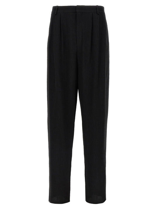 Saint Laurent Men Silk Pants