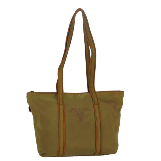 PRADA Shoulder Bag Nylon Brown  81852