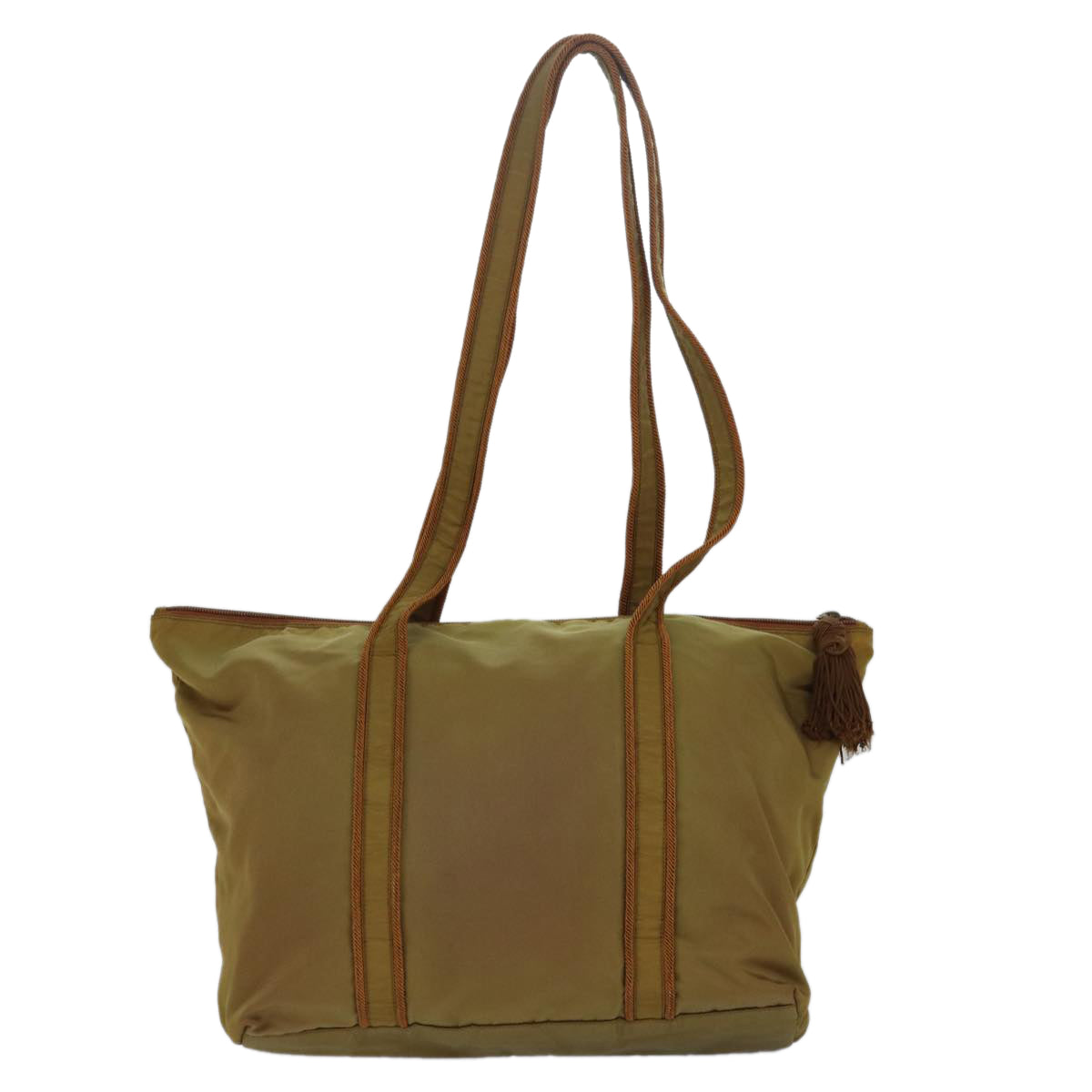 PRADA Shoulder Bag Nylon Brown  81852