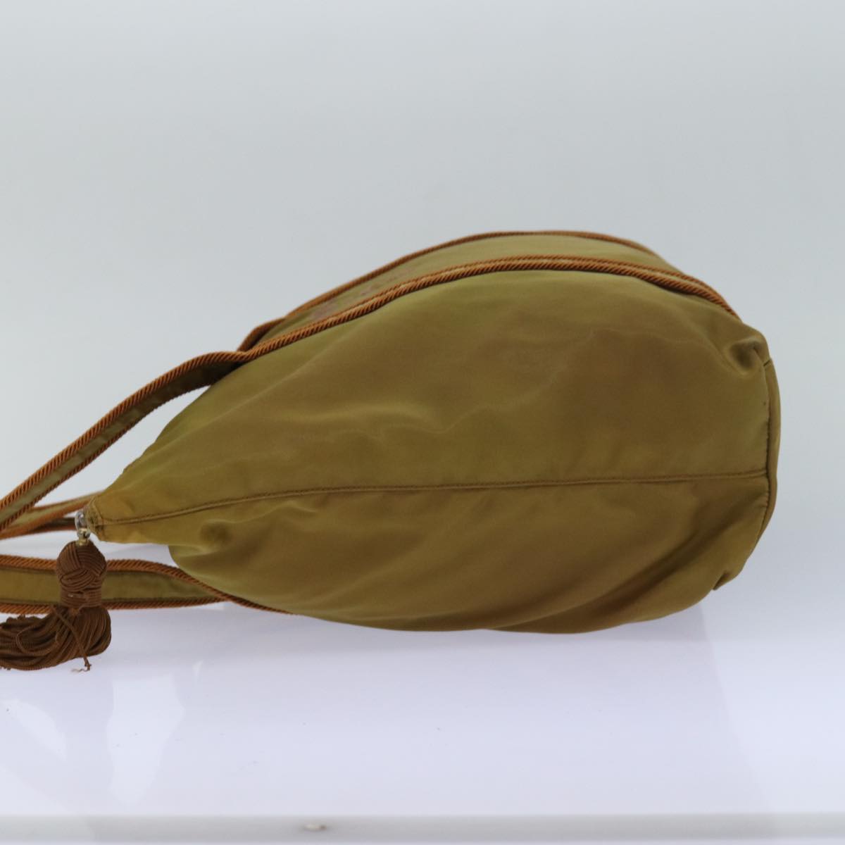 PRADA Shoulder Bag Nylon Brown  81852