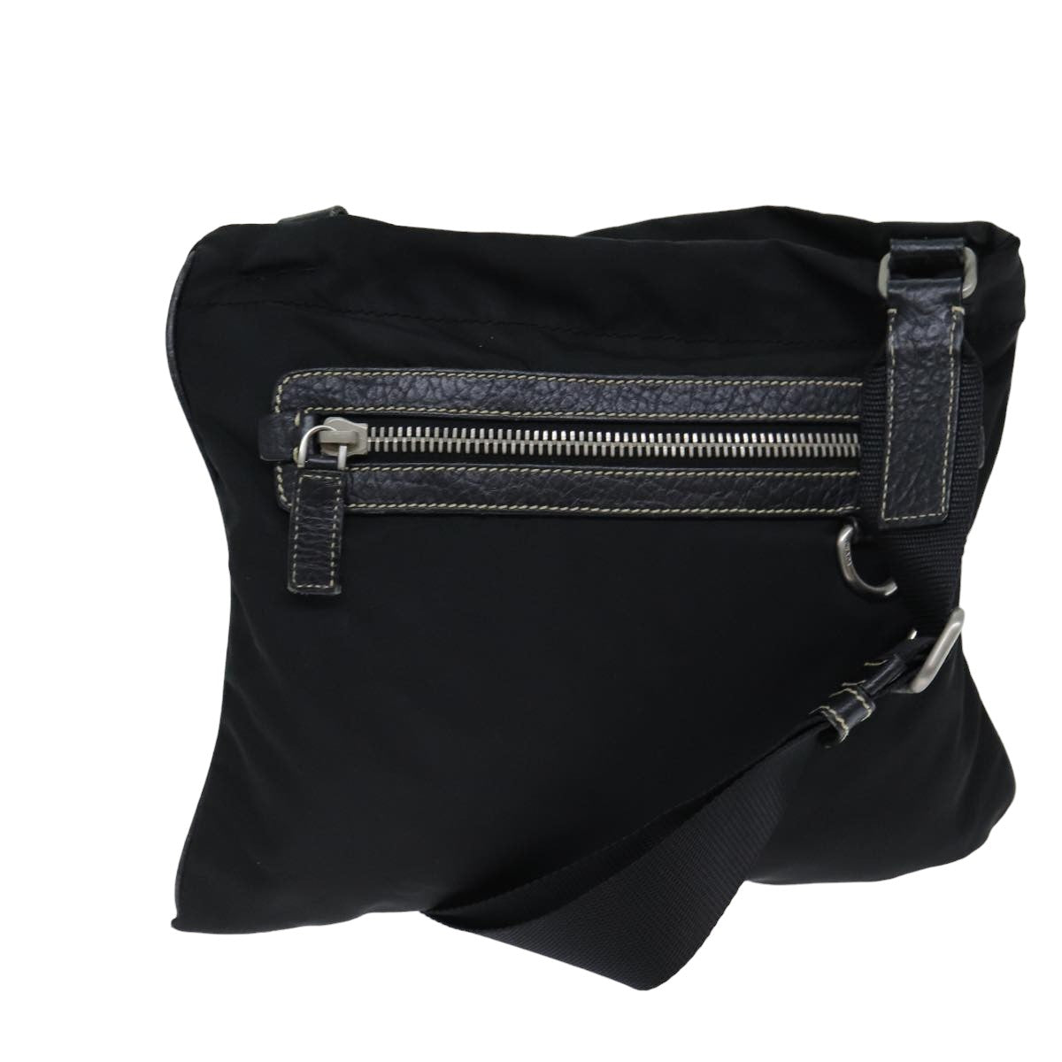 PRADA Shoulder Bag Nylon Black  81867
