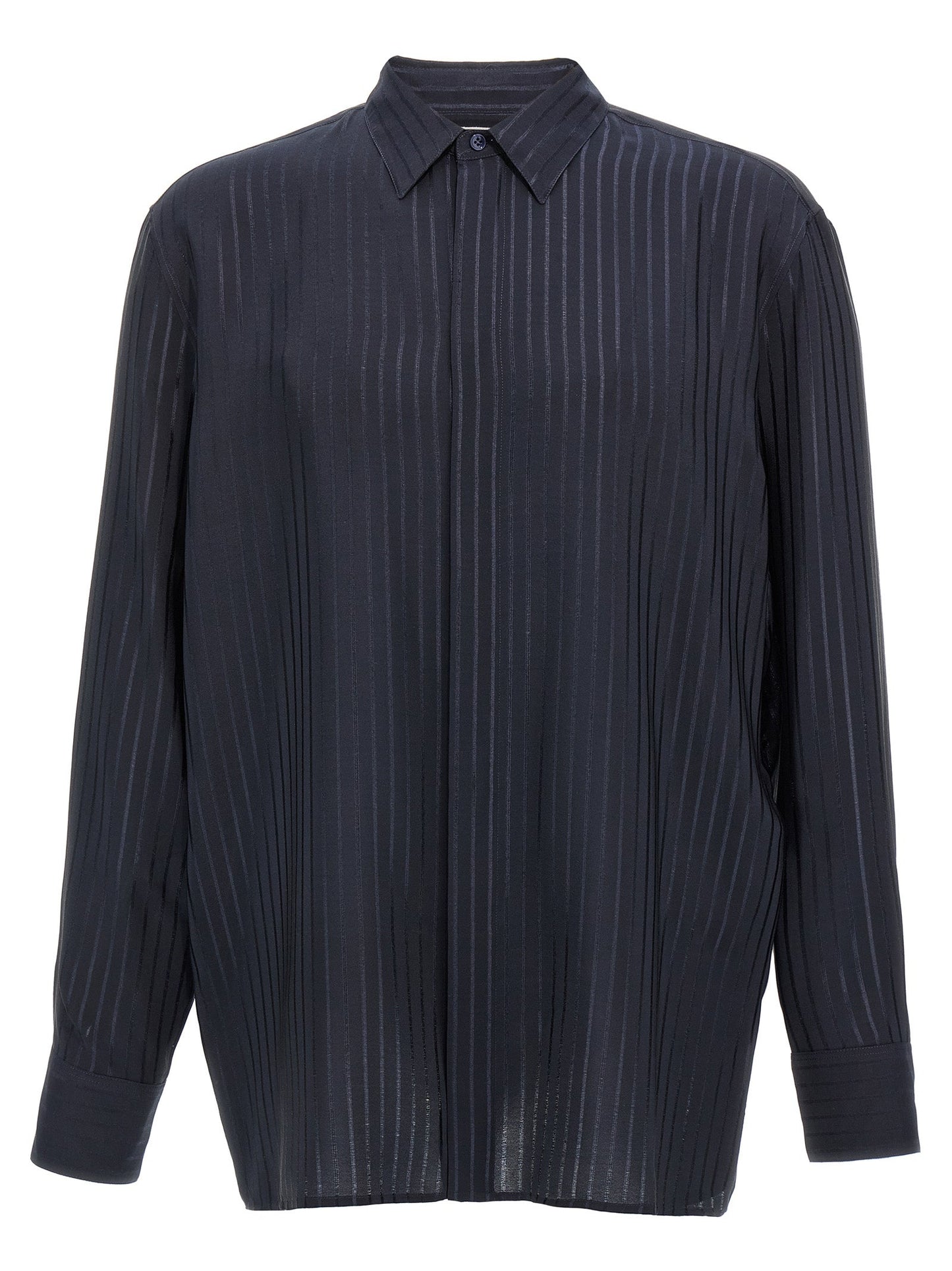 Saint Laurent Men Striped Shirt
