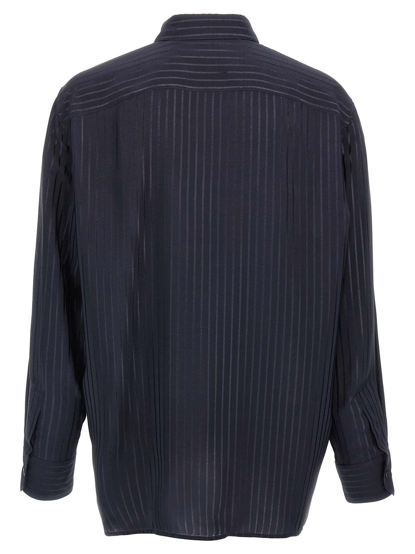 Saint Laurent Men Striped Shirt