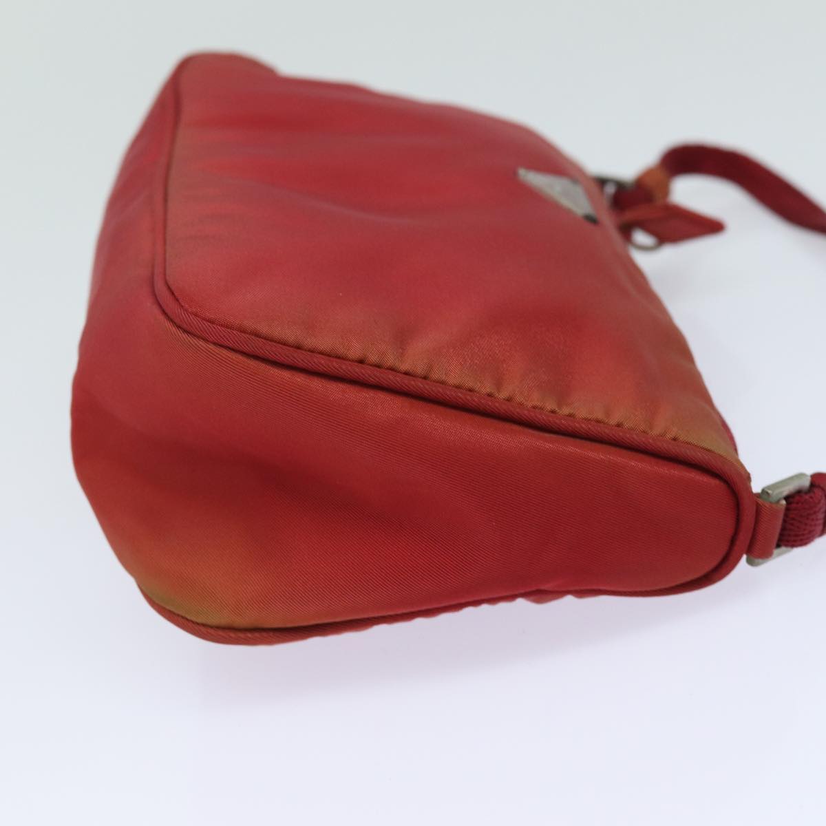 PRADA Accessory Pouch Nylon Red  81927