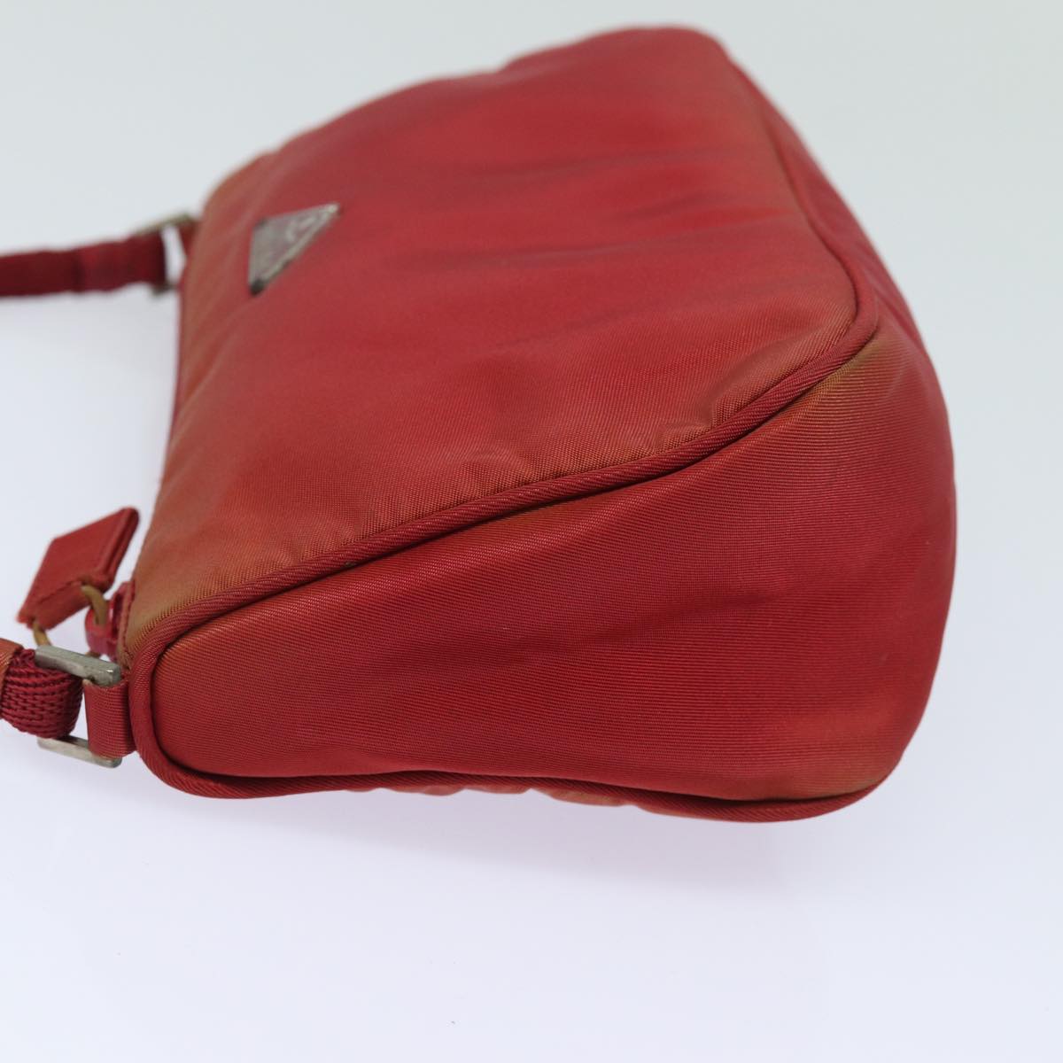PRADA Accessory Pouch Nylon Red  81927