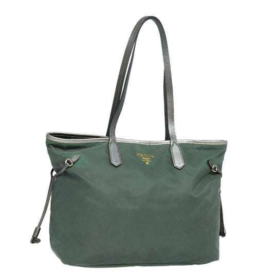 PRADA Tote Bag Nylon Green  81929
