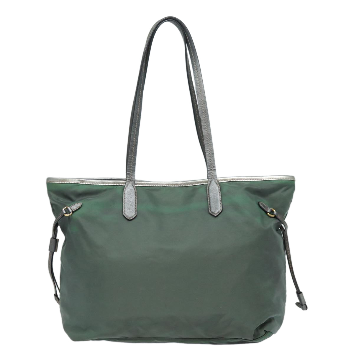 PRADA Tote Bag Nylon Green  81929
