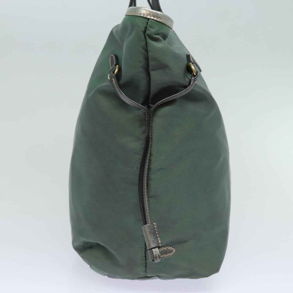 PRADA Tote Bag Nylon Green  81929